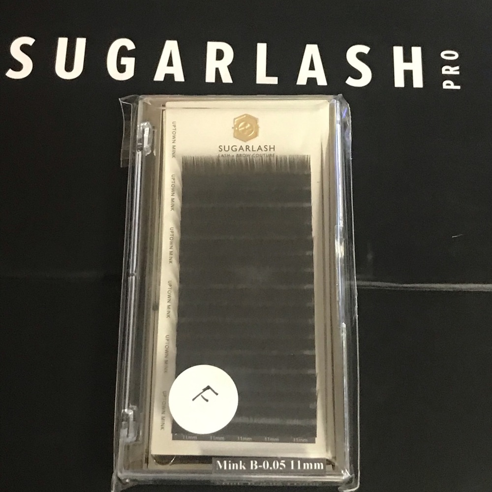 B-Curl Mink Lashes (Single Length Tray) 11mm / .05